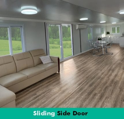 EcoPod Sliding Side Door Option