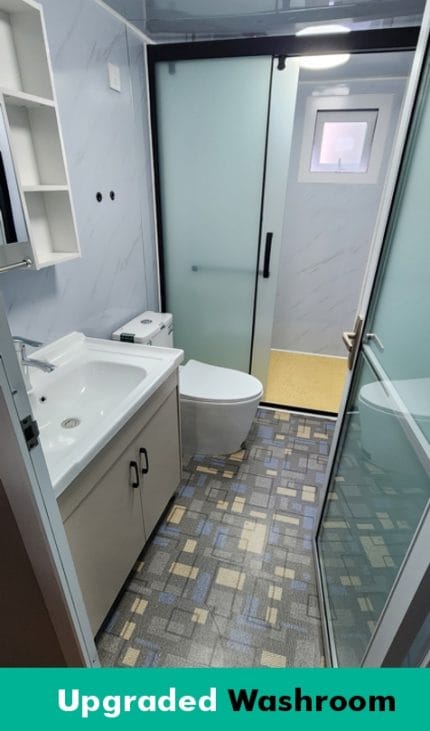 EcoPod Upgraded Washroom