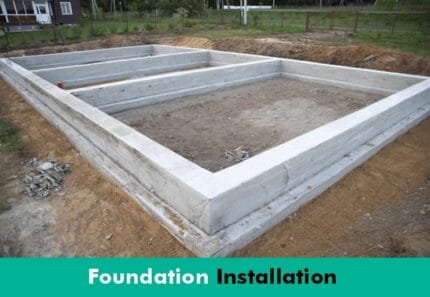 EcoPod Foundation Installation